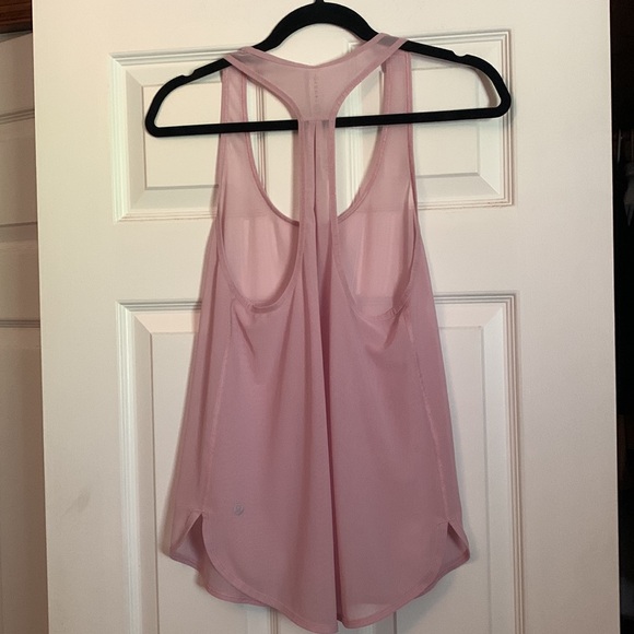 LULULEMON Light Pink Racerback Tank Top  Size 4 - Picture 3 of 4